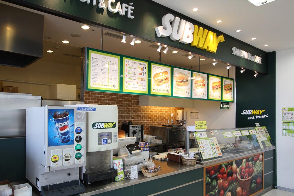 サンドウィッチ店SUBWAY