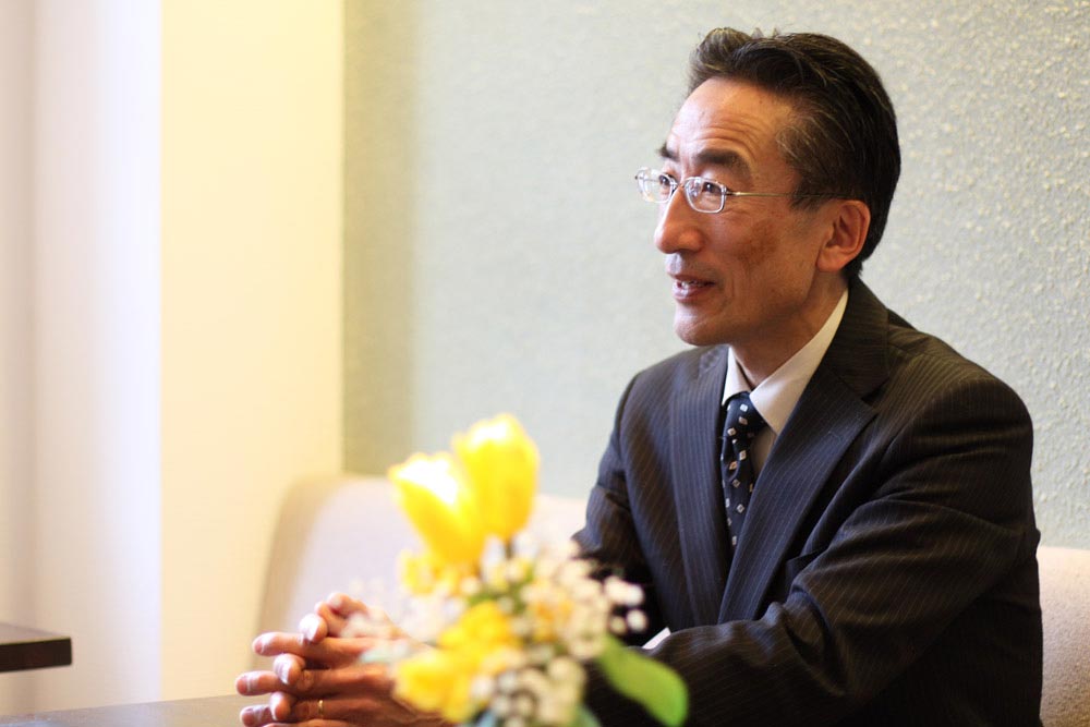 宇治製茶株式会社 代表取締役の井上社長