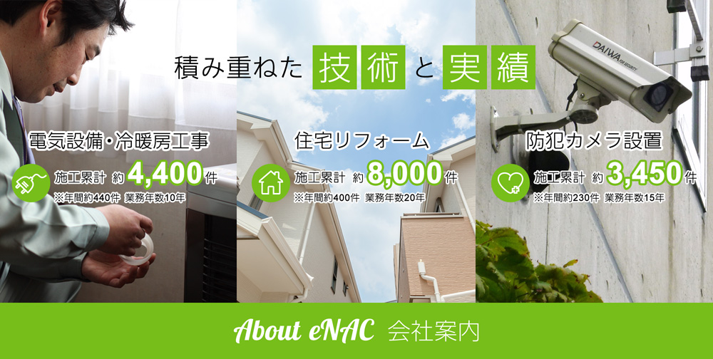 積み重ねた技術と実績。会社案内